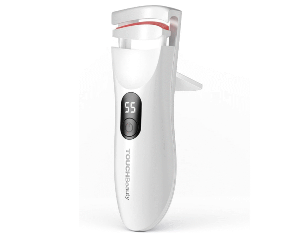 TOUCHBeauty Heated Eyelash Curler with LED Display,Rechargeable Electric Eyelash Curler,3 Temperature Modes, Color Changing Silicone Pad, 10s Quick Heat and Long-Lasting AG-2316A